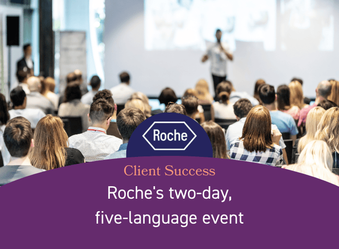 Roche's two-day, five-language event