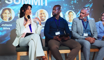 Panelists on stage